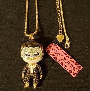 Betsey Johnson Jewelry - Betsey Johnson Mini Joker Figure Necklace Betsey Johnson Jewelry - Betsey Johnson Mini Joker Figure Necklace